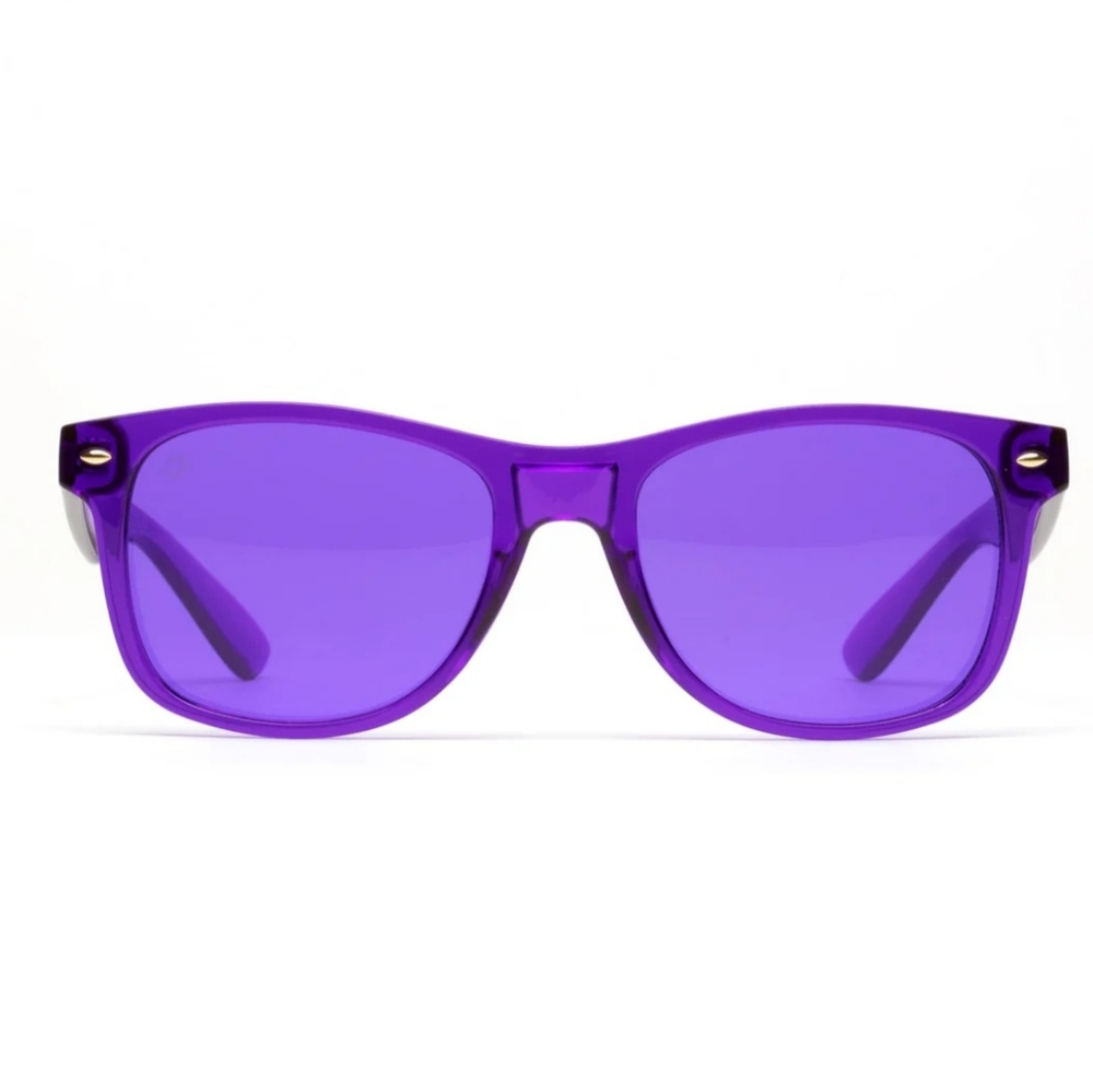 Rainbow OPTX Translucent Violet Sunglasses